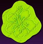 Small image for Marvelous Molds Hibiscus Medallion