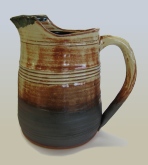 Click here for a larger image. Stoneware pitcher by RJ Tonneson