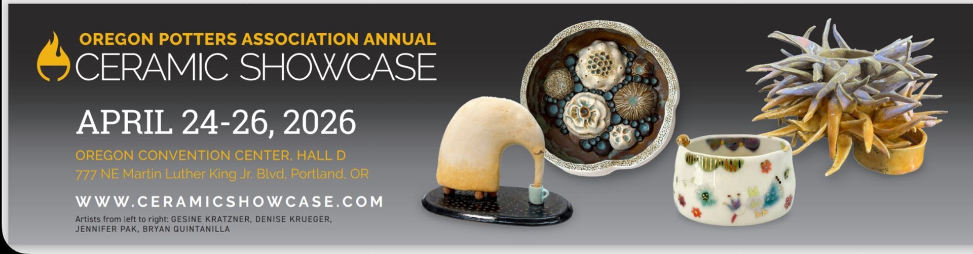 2026 Oregon Potter's Association Show