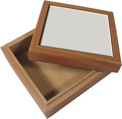 Unfinished box frame for 4-1/4in tile