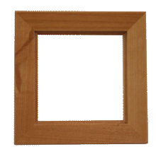 Unfinished tile frame for 6in tile