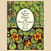 Art Nouveau Floral Patterns & Stencil Designs
