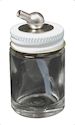 Glass Bottle with Metal Lid Assembly 1oz