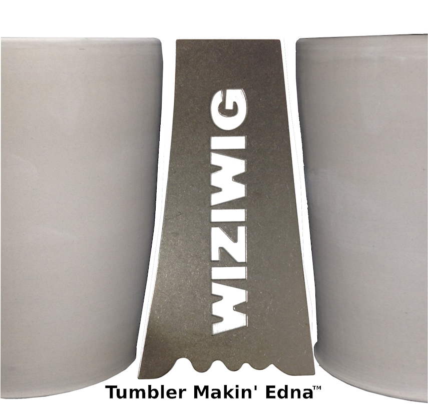 Tumbler shape for Wiziwig Edna XL profile rib