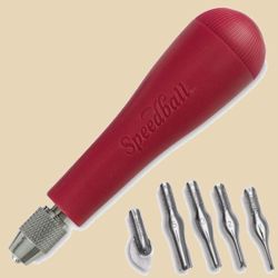 Speedball Lino Cutter with 5 blades