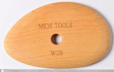 MKM Pottery Tools Twig 3 inch Tri Leaf Clay Texture Roller