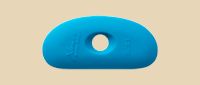 Xiem SCR1-B Firm Blue Silicone Potters' Rib