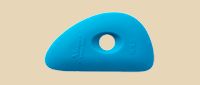 Xiem SCR2-B Firm Blue Silicone Potters' Rib