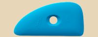 Xiem SCR5-B Firm Blue Silicone Potters' Rib